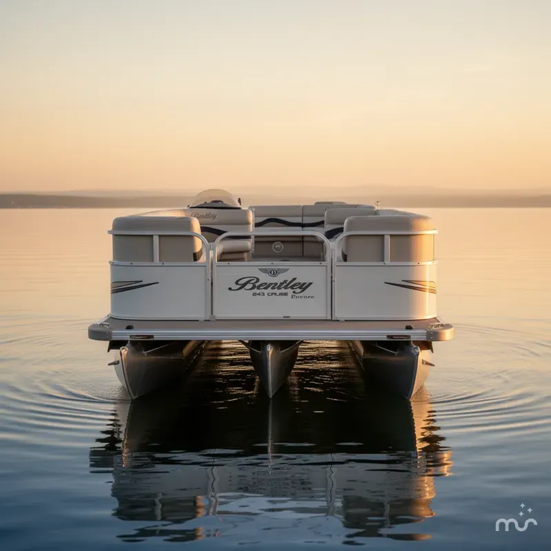 Slide: The Image of Bentley Pontoons 243 cruise 2010 - 2