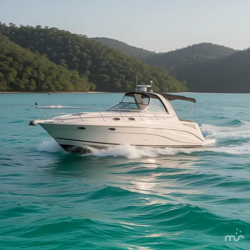Slide: The Image of Rinker 342 Express Cruiser 2003 - 4