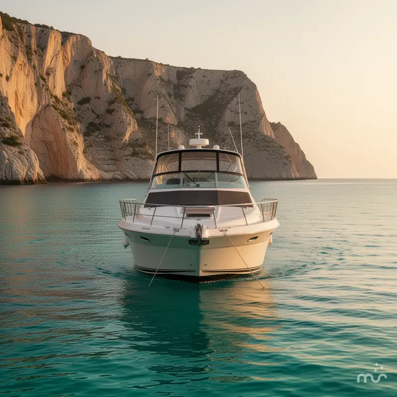 Slide: The Image of Sea Ray 400 Express Cruiser 1997 - 3