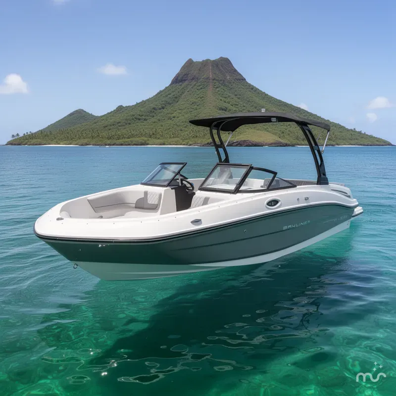 Slide: The Image of Bayliner VR6 Bowrider OB 2023 - 2