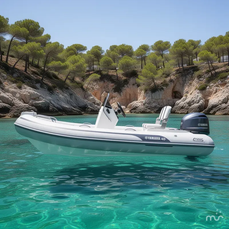 Slide: The Image of AB Oceanust 12 VST with Yamaha 40HP 2024 - 2
