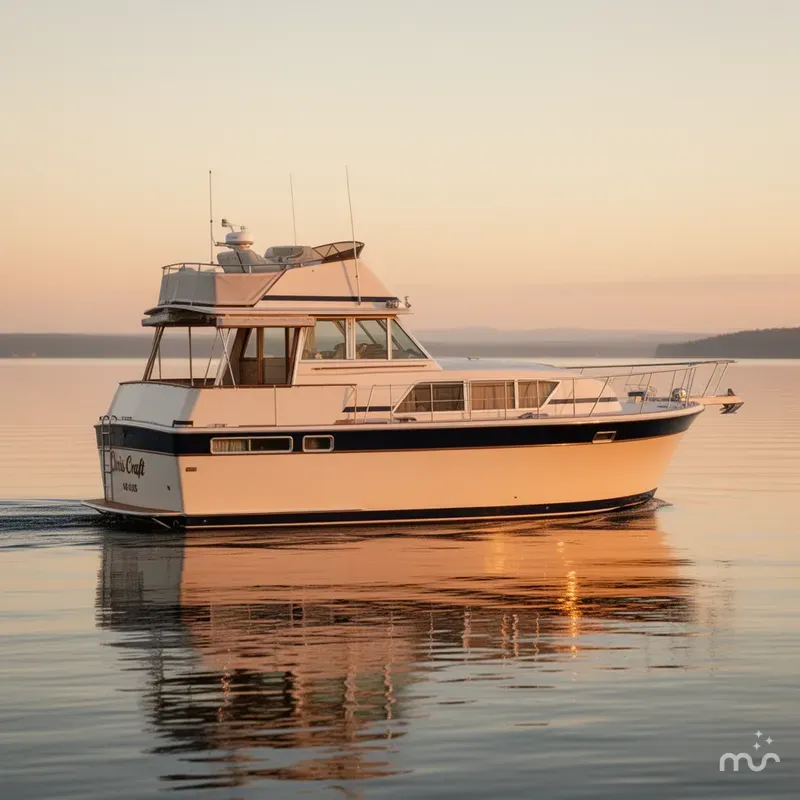 Slide: The Image of Chris-Craft 410 Motor Yacht 1982 - 0