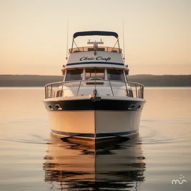 Slide: The Image of Chris-Craft 410 Motor Yacht 1982 - 3