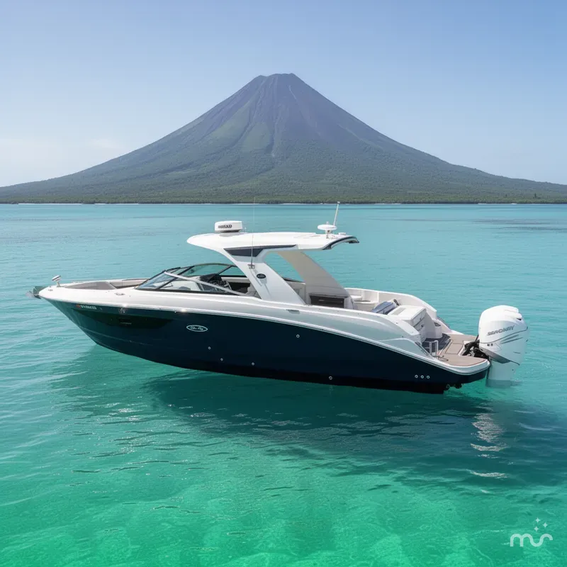 Slide: The Image of Sea Ray SLX 350 Outboard 2021 - 2