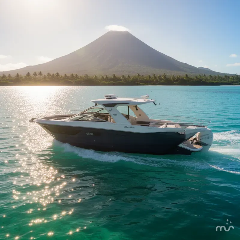Slide: The Image of Sea Ray SLX 350 Outboard 2021 - 4