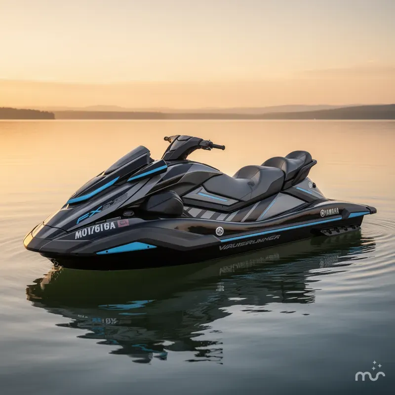 Slide: The Image of Yamaha FX CRUISER SVHO W/AUDIO-BLACK/TITAN GRAY 2022 - 2