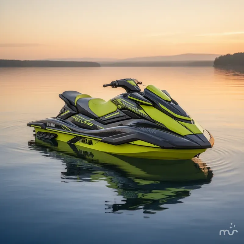 Slide: The Image of Yamaha FX SVHO-CARBON/LIME YELLOW 2021 - 0