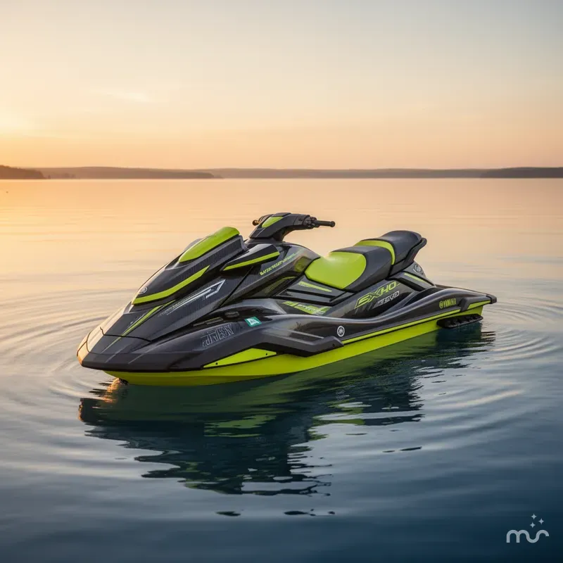 Slide: The Image of Yamaha FX SVHO-CARBON/LIME YELLOW 2021 - 3