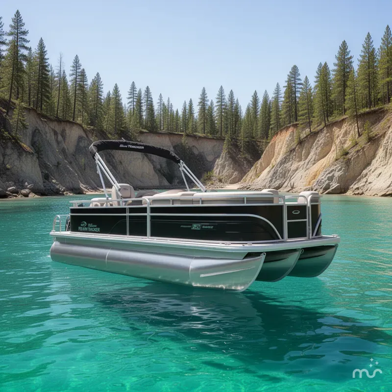 Slide: The Image of Sun Tracker Fishin' Barge 20 DLX 2026 - 2