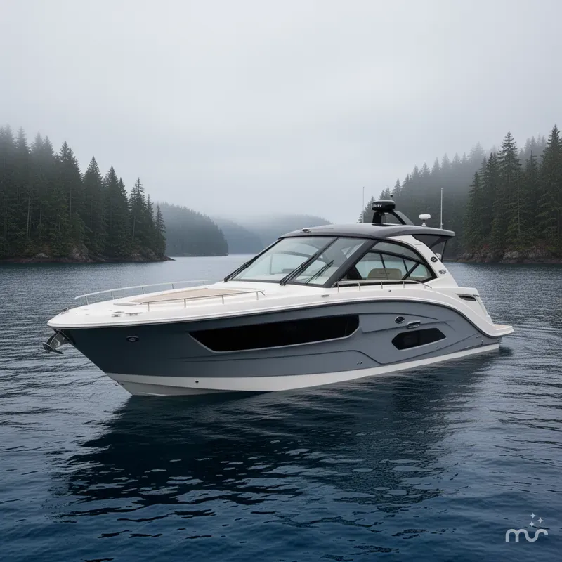 Slide: The Image of Sea Ray Sundancer 370 Outboard 2024 - 2