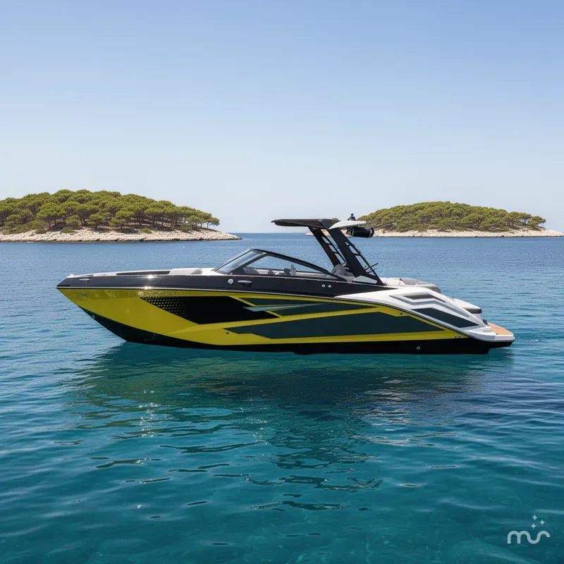 Slide: The Image of Scarab 285 LX Wake 2025 - 2