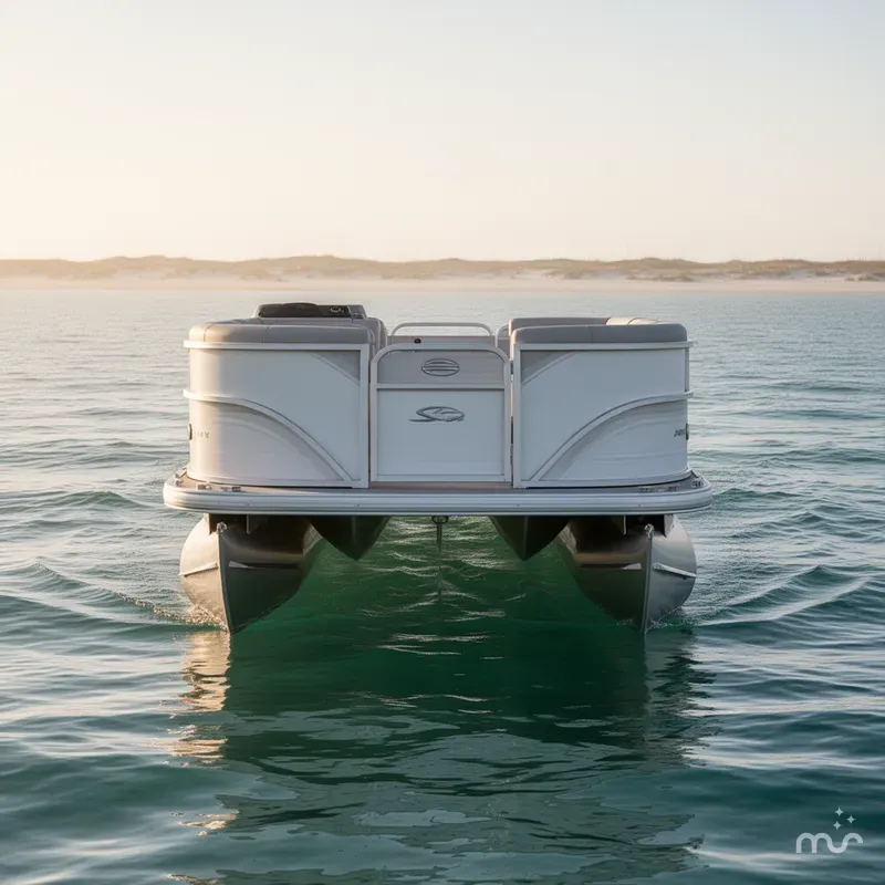 Slide: The Image of Sun Tracker Party Barge 16 DLX 2026 - 2