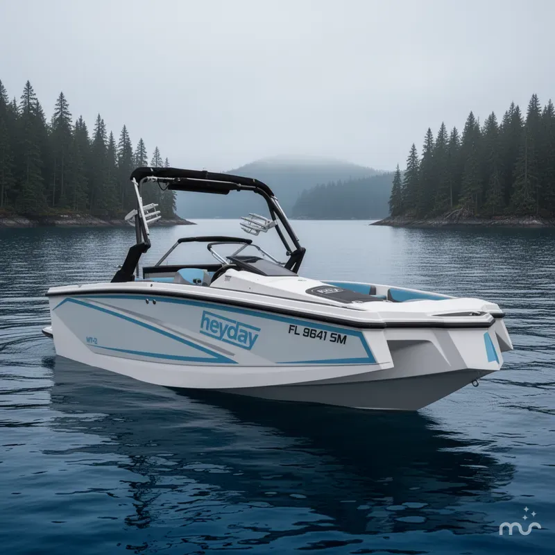 Slide: The Image of Heyday Wake Boats WT-2 2018 - 2