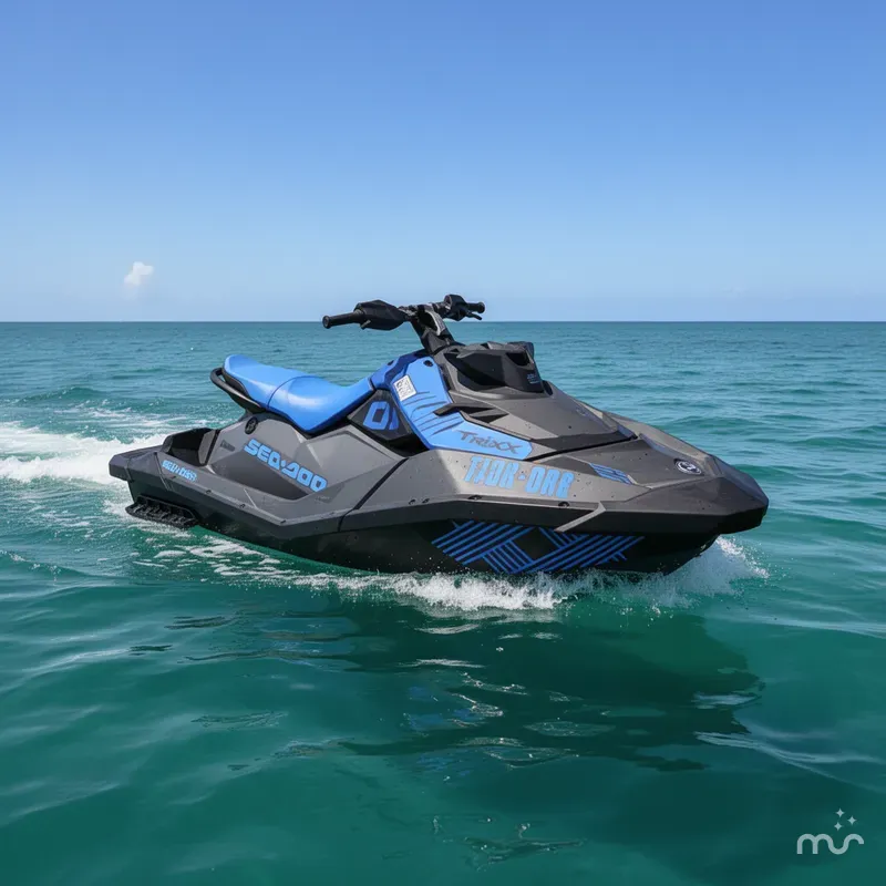 Slide: The Image of Sea-Doo Spark® Trixx™ 3-up Rotax® 900 H.O. ACE™ iBR with A 2022 - 2