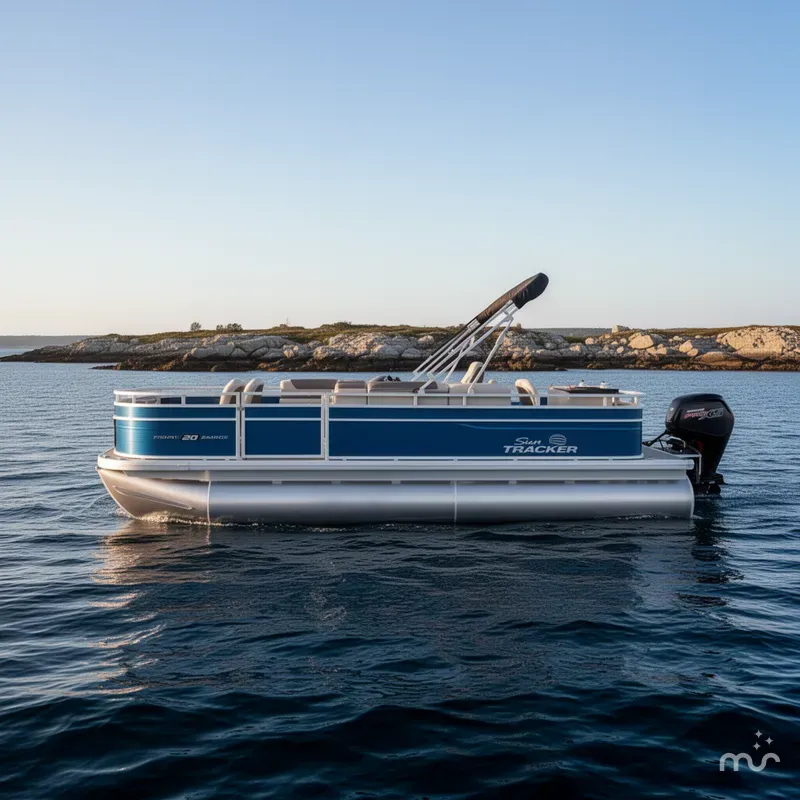 Slide: The Image of Sun Tracker Fishin' Barge 20 DLX 2026 - 2