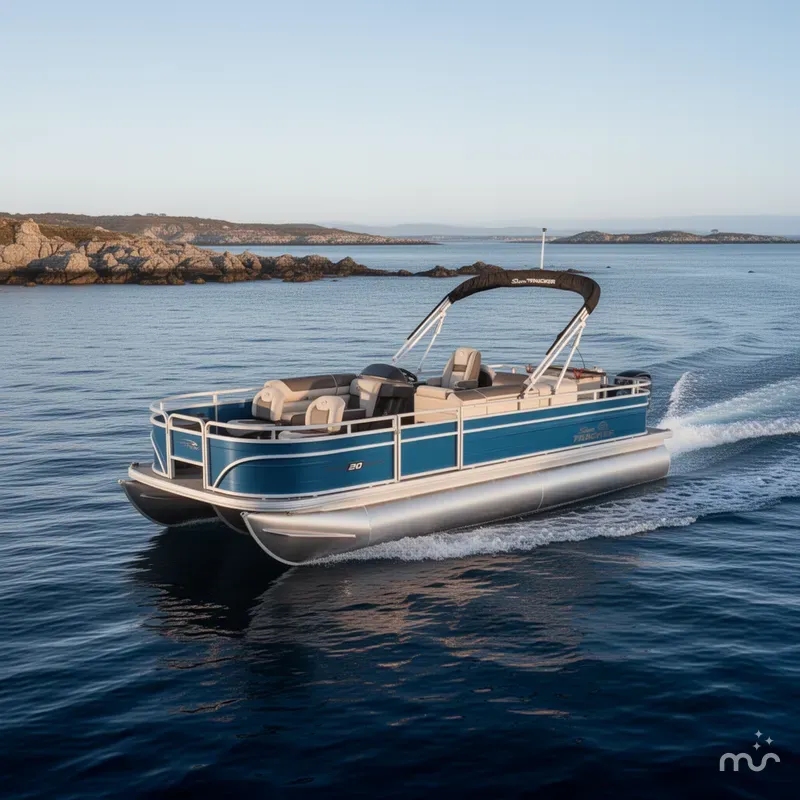 Slide: The Image of Sun Tracker Fishin' Barge 20 DLX 2026 - 4