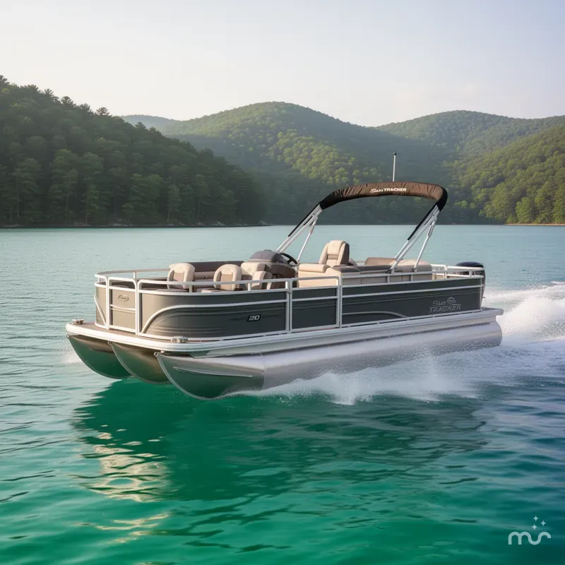 Slide: The Image of Sun Tracker Fishin' Barge 20 DLX 2026 - 4