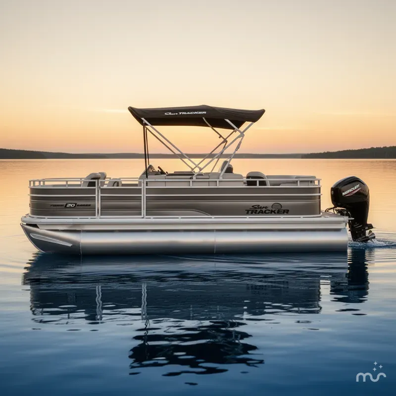 Slide: The Image of Sun Tracker Fishin' Barge 20 DLX 2026 - 2