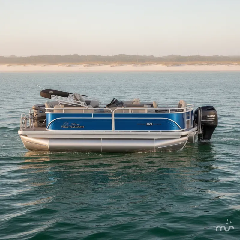 Slide: The Image of Sun Tracker Fishin' Barge 20 DLX 2026 - 0