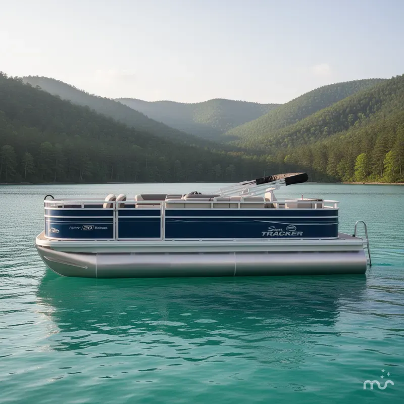 Slide: The Image of Sun Tracker Fishin' Barge 20 DLX 2026 - 2