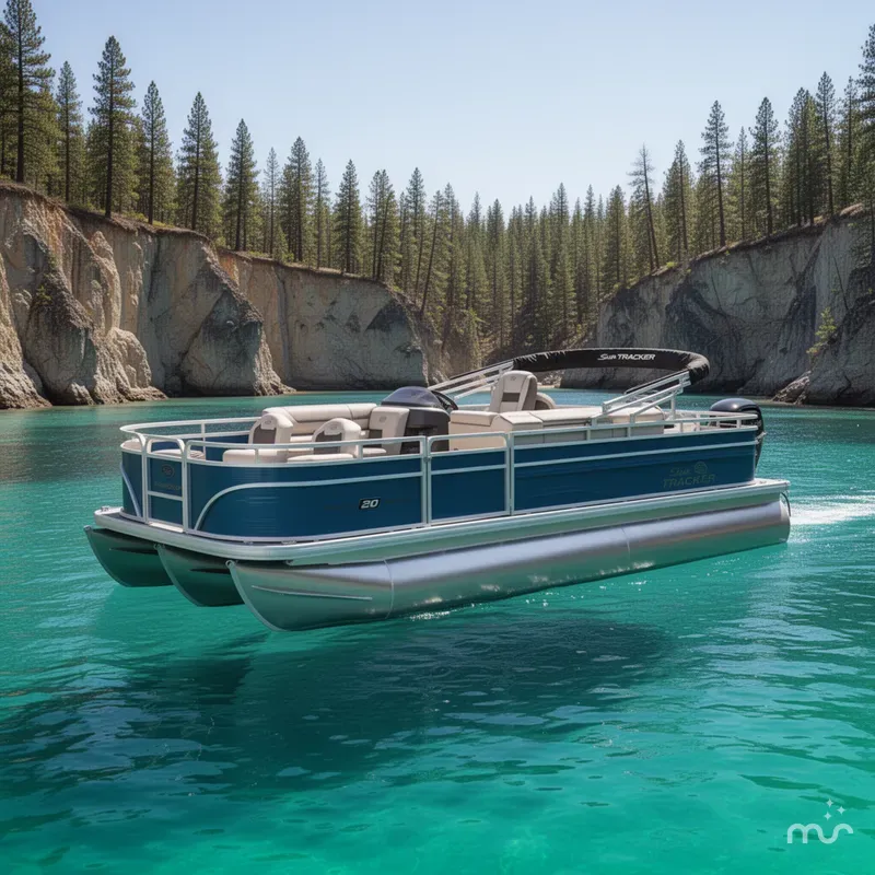 The Image of Sun Tracker Fishin' Barge 20 DLX 2026 - 0