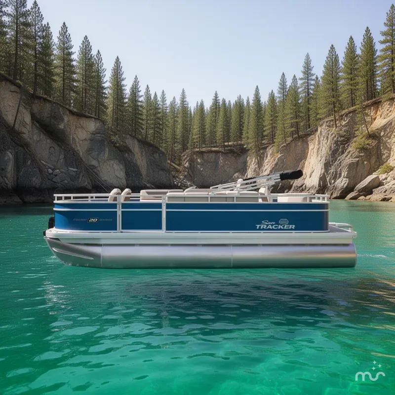Slide: The Image of Sun Tracker Fishin' Barge 20 DLX 2026 - 2