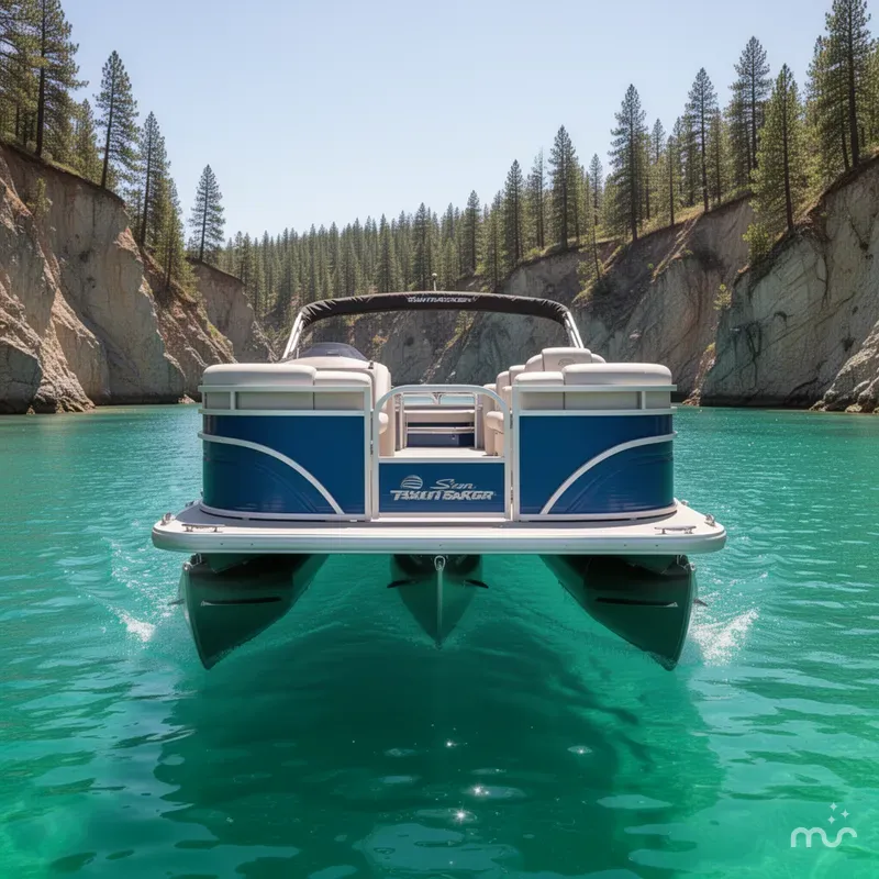 Slide: The Image of Sun Tracker Fishin' Barge 20 DLX 2026 - 3