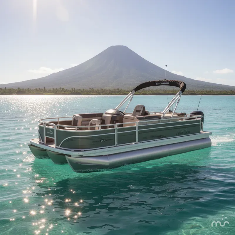 Slide: The Image of Sun Tracker Fishin' Barge 20 DLX 2026 - 4
