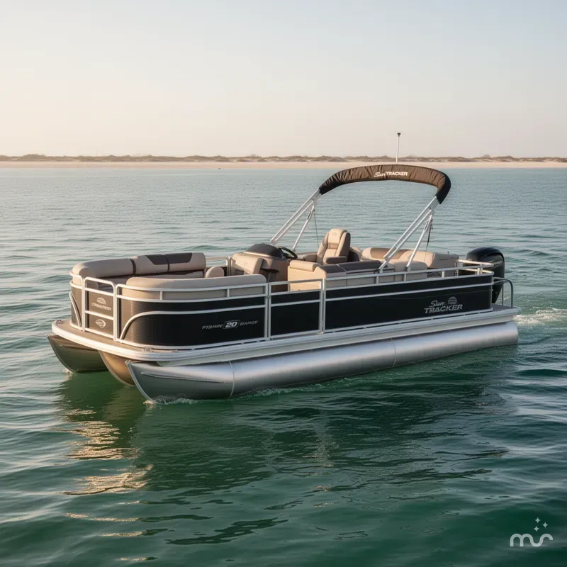 Slide: The Image of Sun Tracker Fishin' Barge 20 DLX 2026 - 0