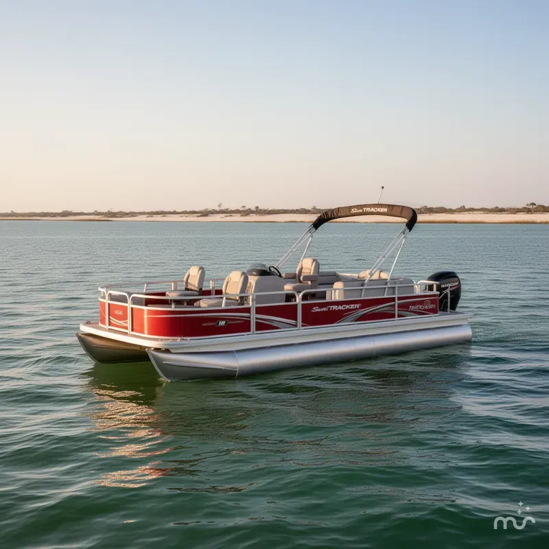 Slide: The Image of Sun Tracker Bass Buggy 18 DLX 2026 - 2
