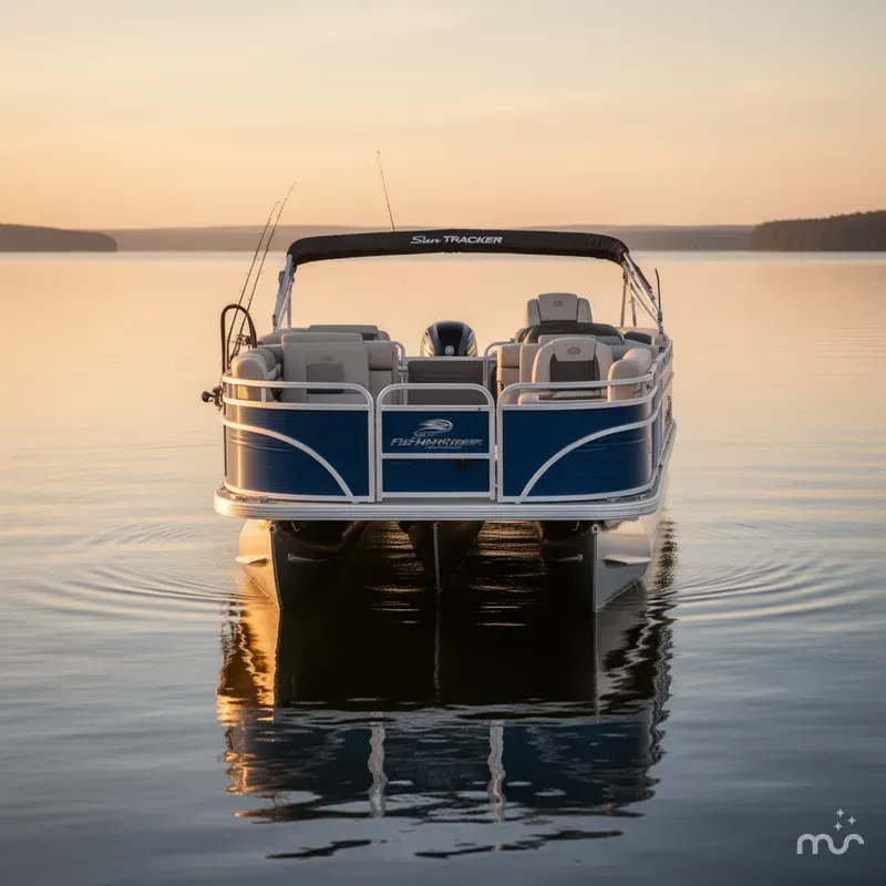 Slide: The Image of Sun Tracker Fishin' Barge 20 DLX 2026 - 2