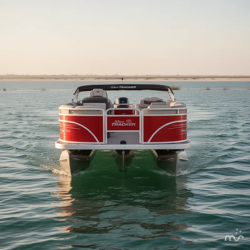 Slide: The Image of Sun Tracker Fishin' Barge 22 DLX 2026 - 1