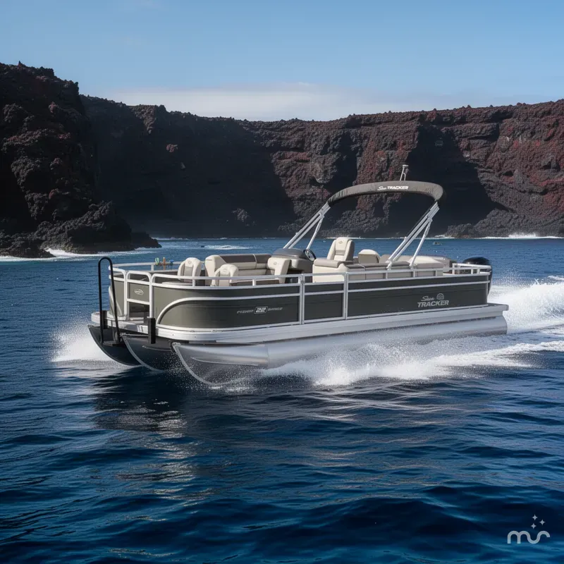 Slide: The Image of Sun Tracker Fishin' Barge 22 DLX 2026 - 4