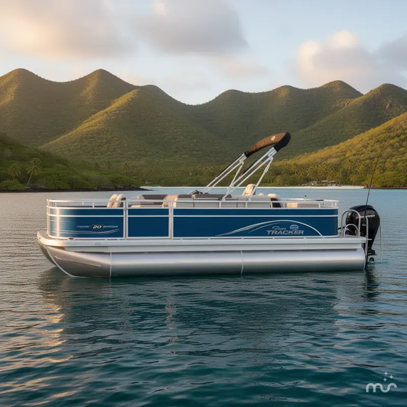 Slide: The Image of Sun Tracker Fishin' Barge 20 DLX 2026 - 2