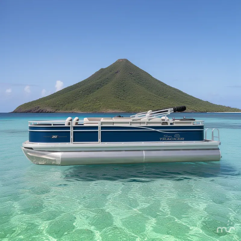 Slide: The Image of Sun Tracker Fishin' Barge 20 DLX 2026 - 2