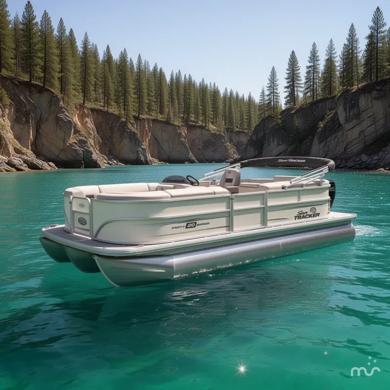 The Image of Sun Tracker Party Barge 20 DLX 2026 - 0