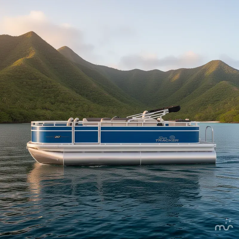 Slide: The Image of Sun Tracker Fishin' Barge 20 DLX 2026 - 2
