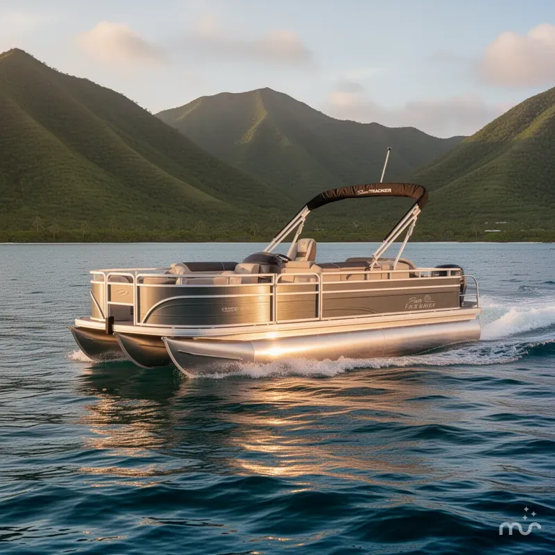 Slide: The Image of Sun Tracker Fishin' Barge 20 DLX 2026 - 4