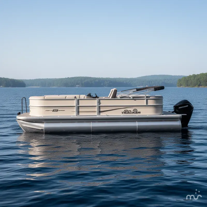 Slide: The Image of Sun Tracker Party Barge 22 XP3 2026 - 1