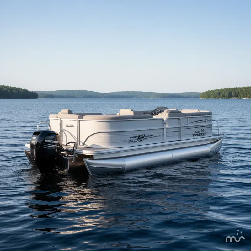 Slide: The Image of Sun Tracker Party Barge 22 XP3 2026 - 2