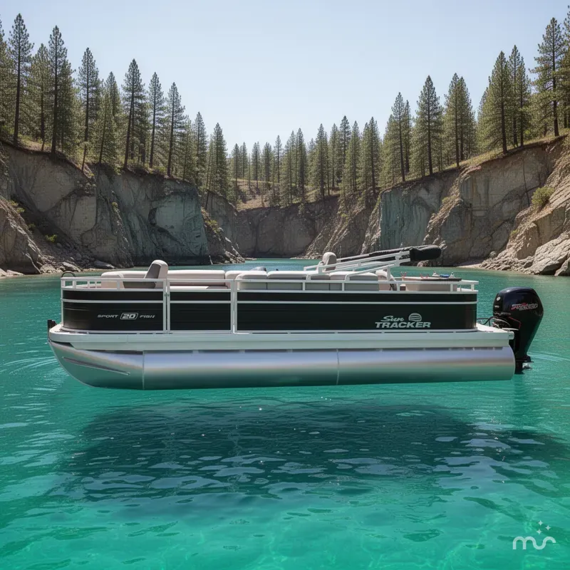 Slide: The Image of Sun Tracker SportFish 20 DLX 2026 - 2