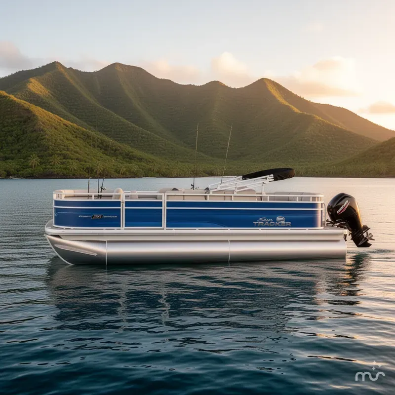 Slide: The Image of Sun Tracker Fishin' Barge 20 DLX 2026 - 2