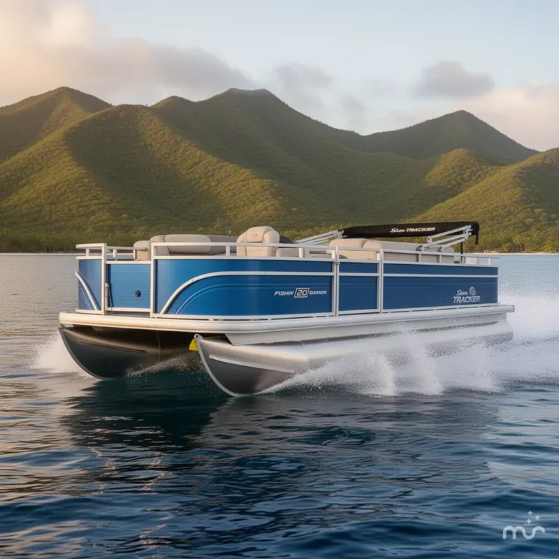 Slide: The Image of Sun Tracker Fishin' Barge 20 DLX 2026 - 4