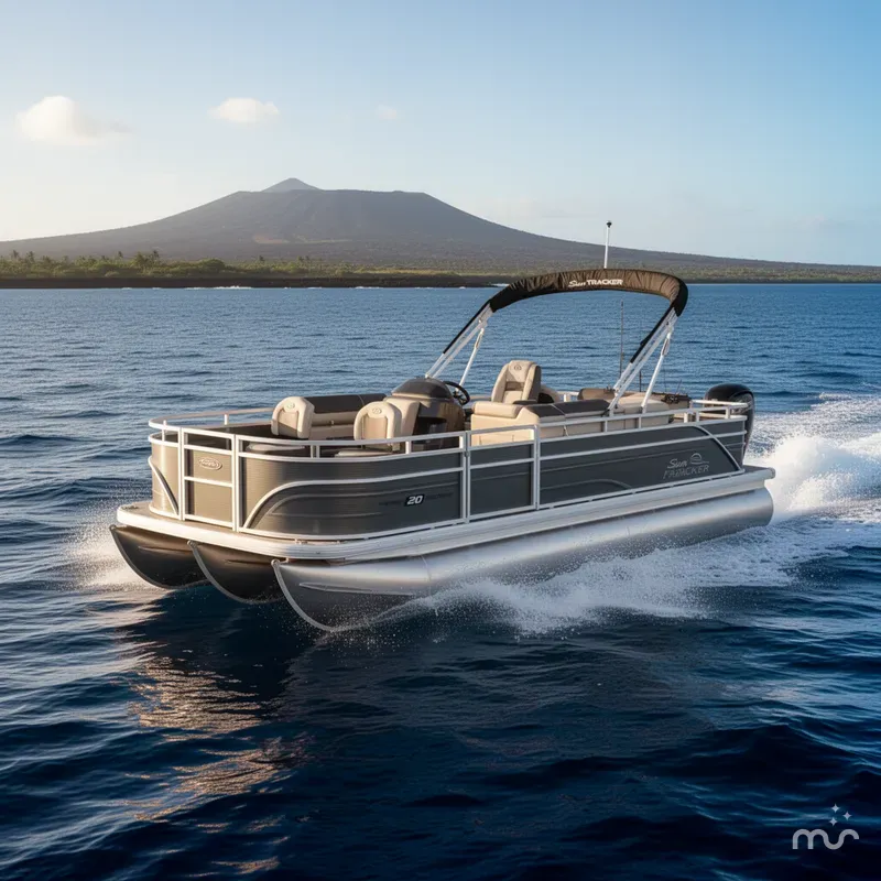 Slide: The Image of Sun Tracker Fishin' Barge 20 DLX 2026 - 4