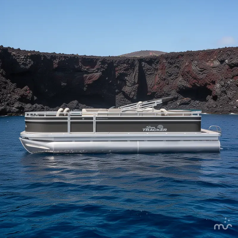 Slide: The Image of Sun Tracker Fishin' Barge 22 DLX 2026 - 2