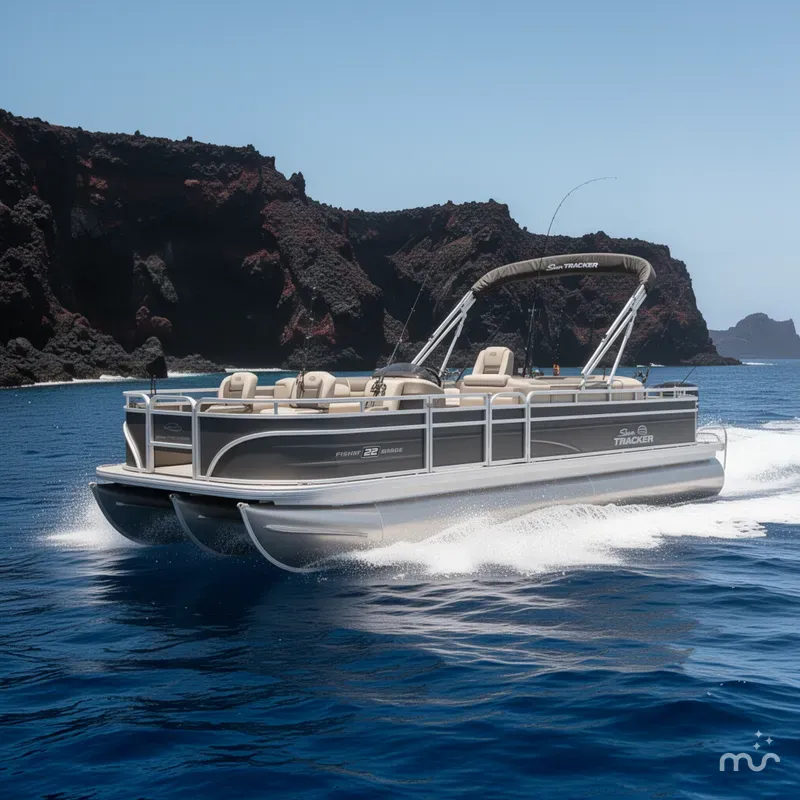 Slide: The Image of Sun Tracker Fishin' Barge 22 DLX 2026 - 4