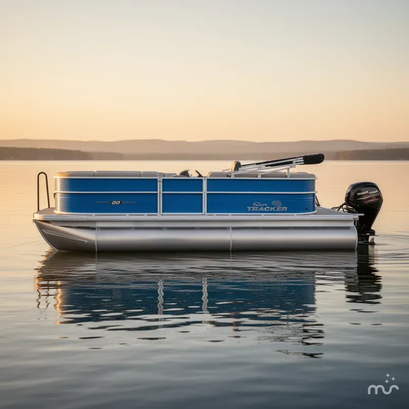 Slide: The Image of Sun Tracker Party Barge 20 DLX 2026 - 1
