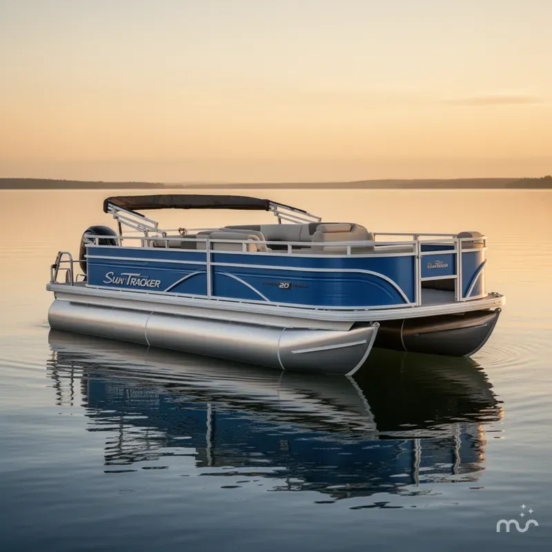 Slide: The Image of Sun Tracker Fishin' Barge 20 DLX 2026 - 0