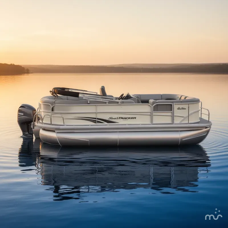 Slide: The Image of Sun Tracker Party Barge 20 DLX 2026 - 0
