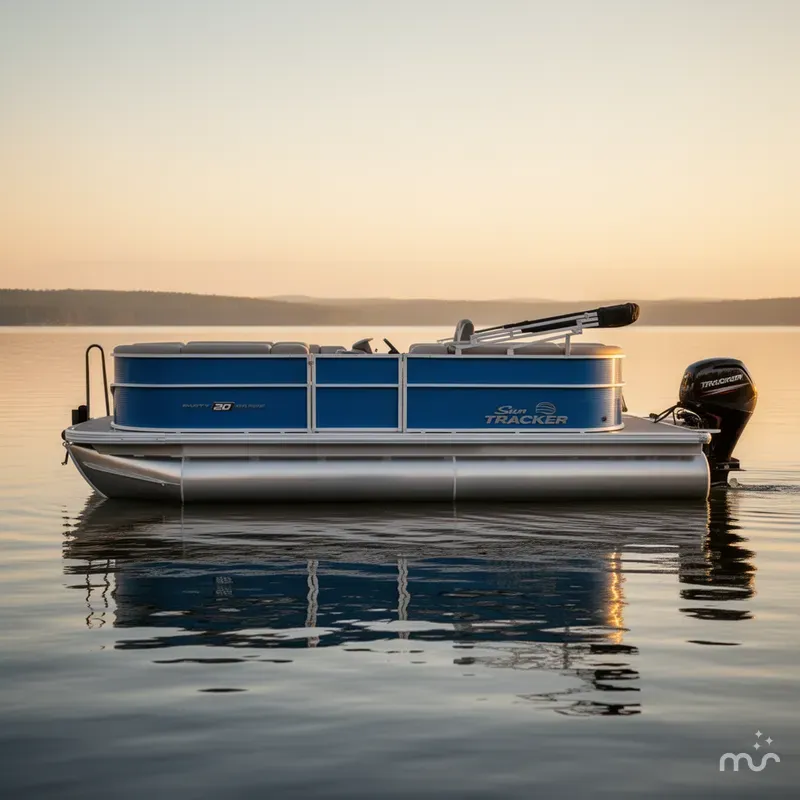 Slide: The Image of Sun Tracker Party Barge 20 DLX 2026 - 1